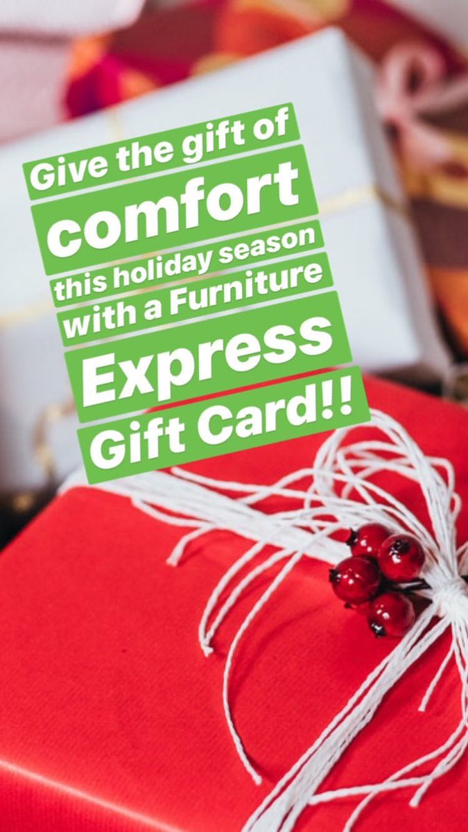 🎄10 days until Christmas!🎄Need a last minute stocking stuffer? Check out our gift cards starting as low as $25!
🎅🏽
#gift #giftidea #christmas #holidays #save #money #midwest #online #instore #minnesota #bemidji #comfort #duluth #cloquet #hermantown #shoplocal #furniture