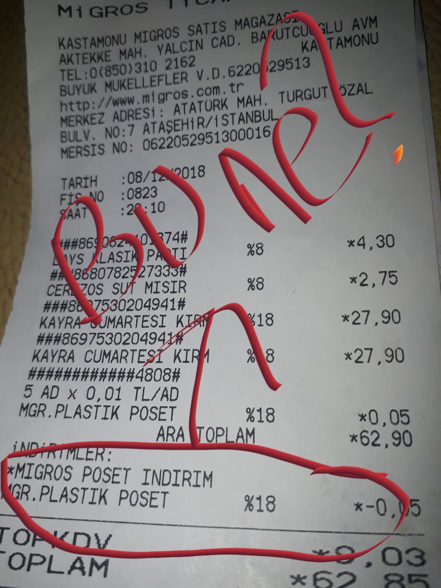 Poşet parasi ne be 🤣🤣🤣