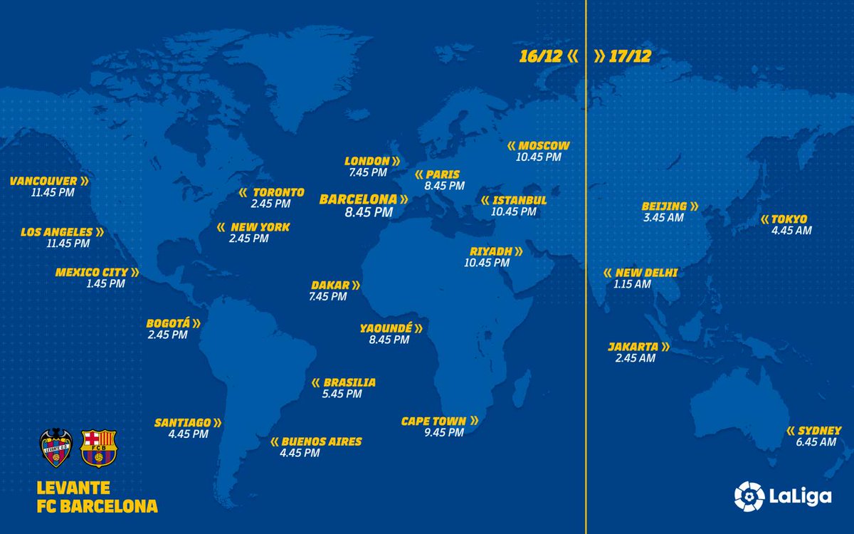 🌍📺🌎📺🌏 A highly detailed TV Guide 📖 for #LevanteBarça 👉 http://ow.ly/vISR50jX7TN
