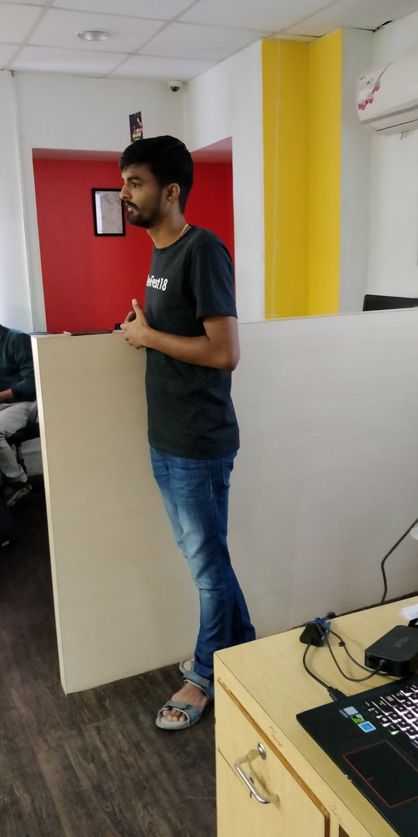 GDG_Gandhinagar's tweet photo. Event Introduction by @yatendrasinh @jansariparth @BhaveshAValand @arifkhoja_ at @pixielitstudios #Flutter #events #flutterio #fluttercodelab https://t.co/n75i2drs8F