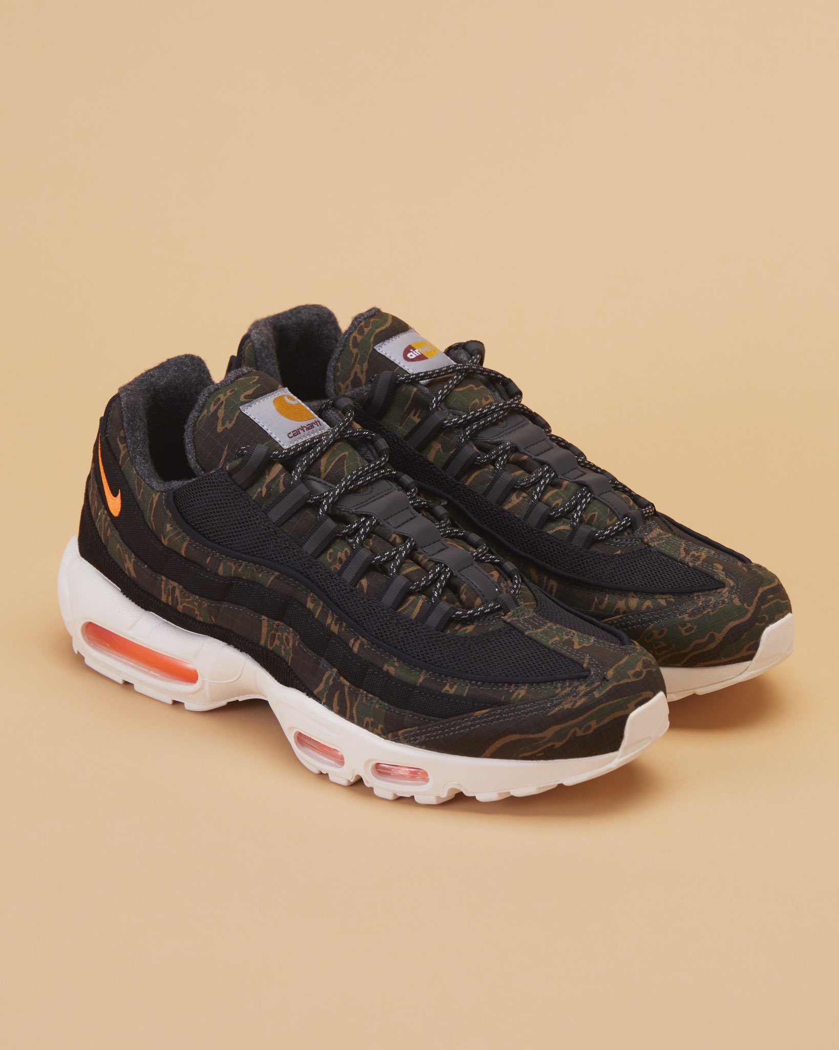 StockX Twitter: "Get your jungle grab these Air Max 95 Carhartt WIP Camo. https://t.co/dPWu3hZ5T4 https://t.co/a5Dh2yAmoS" / Twitter