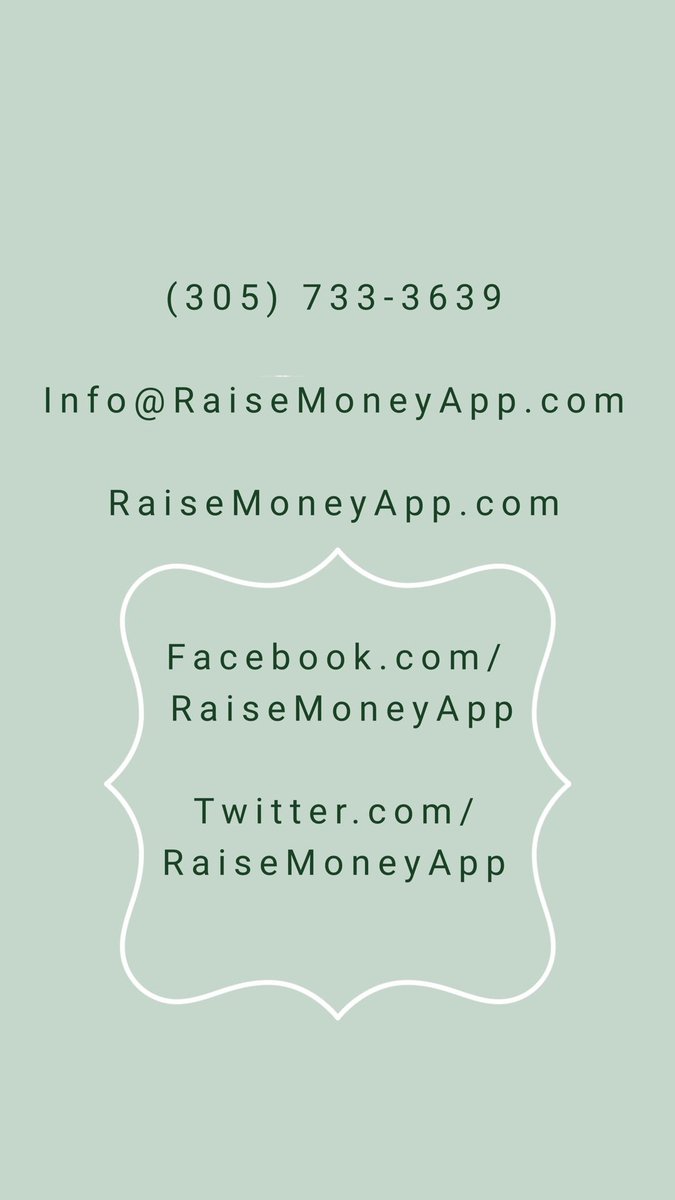 RaiseMoneyApp's tweet photo. Contact us! https://t.co/Nzh4NCFfuN