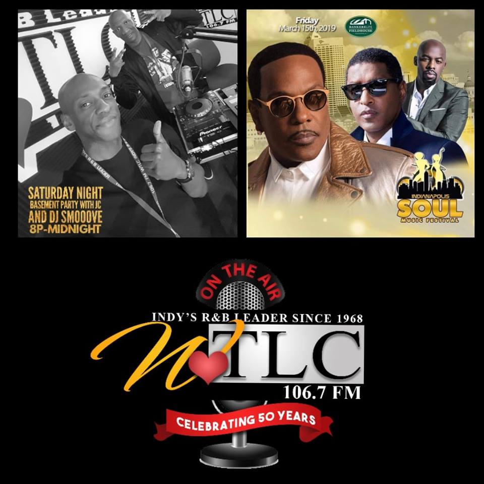 JCWTLC's tweet photo. The Saturday Night Basement Party is back in the house with JC and DJ Smooove 8p-Mid with your favorite jams plus we'll have tickets to give away to the Soul Music Festival with Charlie Wilson, Babyface, and Joe before they even go on sale!!
#TLCSNBP
#TLCIsINDY
#50YearsOfTLC https://t.co/a13uvqZ568