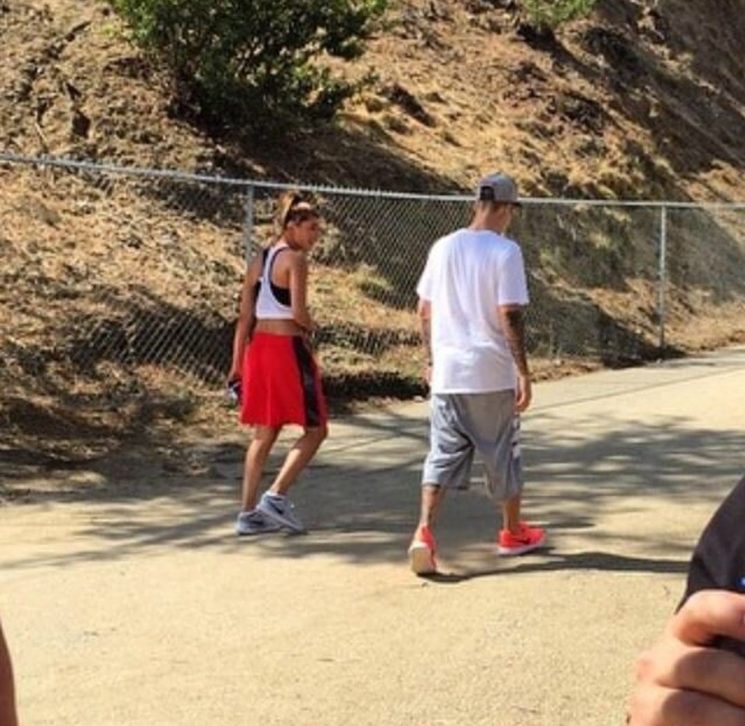 June 26, 2015: Hailey and Justin hiking in Los Angeles.