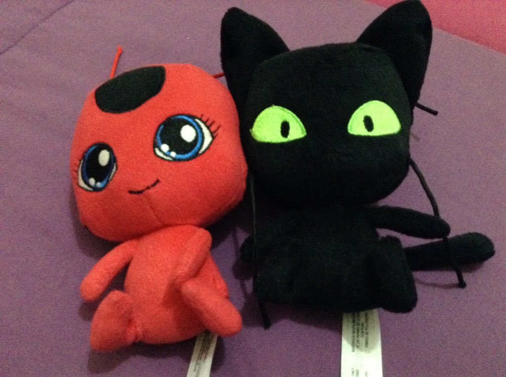 peluches de tikki y plagg