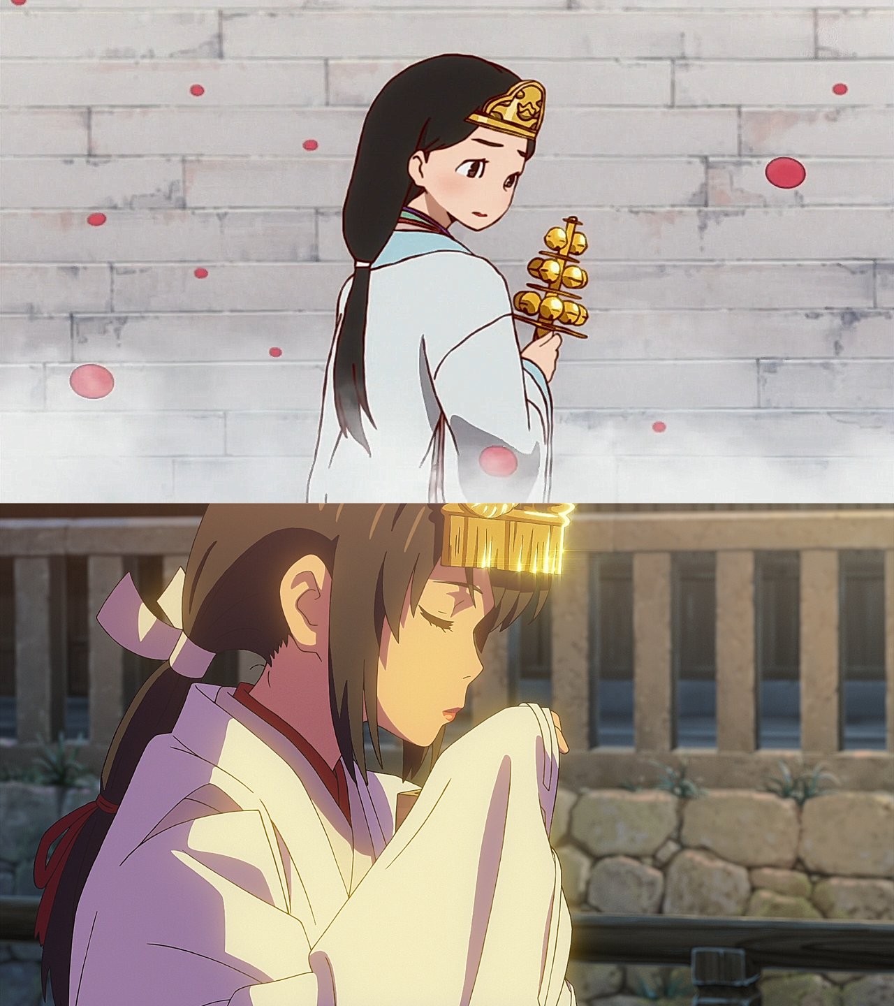 インクエッジ 巫女文脈 とでも言おうか 昨今創作表現において様相やロールからジェンダーバイアス が排されていく流れにあっても ずっと屈託なく固定されているジェンダーロールというものはある ホント屈託なく 巫女 に類する概念になると劇中でも