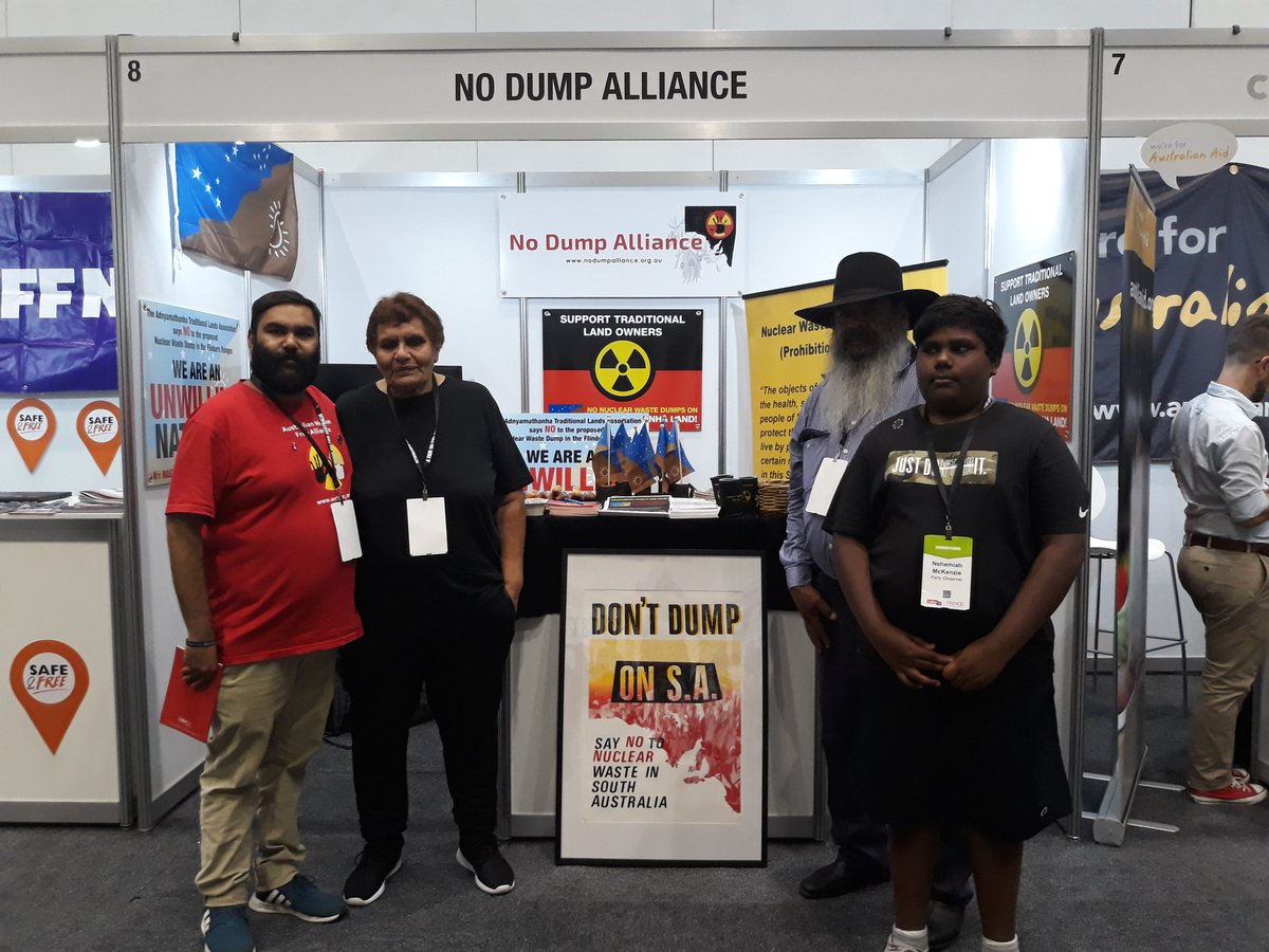 dump_no's tweet image. No Dump Alliance says no to radioactive waste in SA @LabConf2018