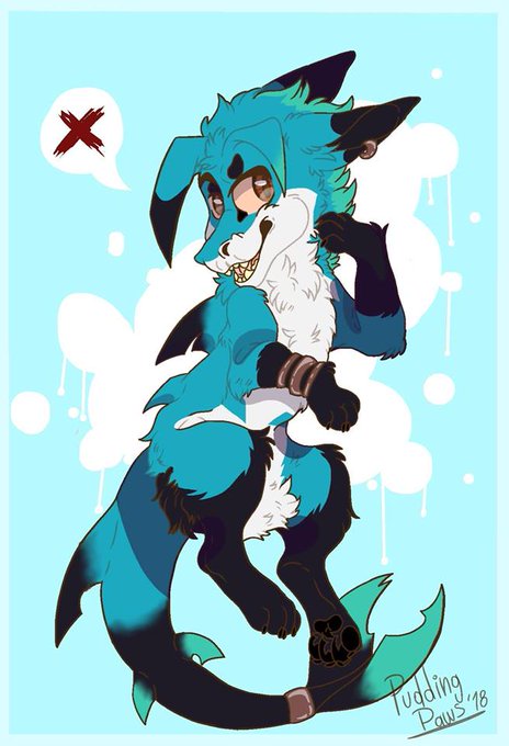 🧠KAIJUINU🧪 on X: by modifying a lucario sprite i've made a pokemon sprite  of my fursona complete with shiny version!  / X