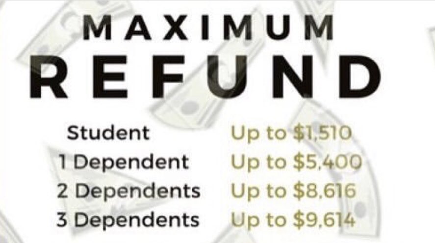 gudvibez's tweet image. #maximumrefunds