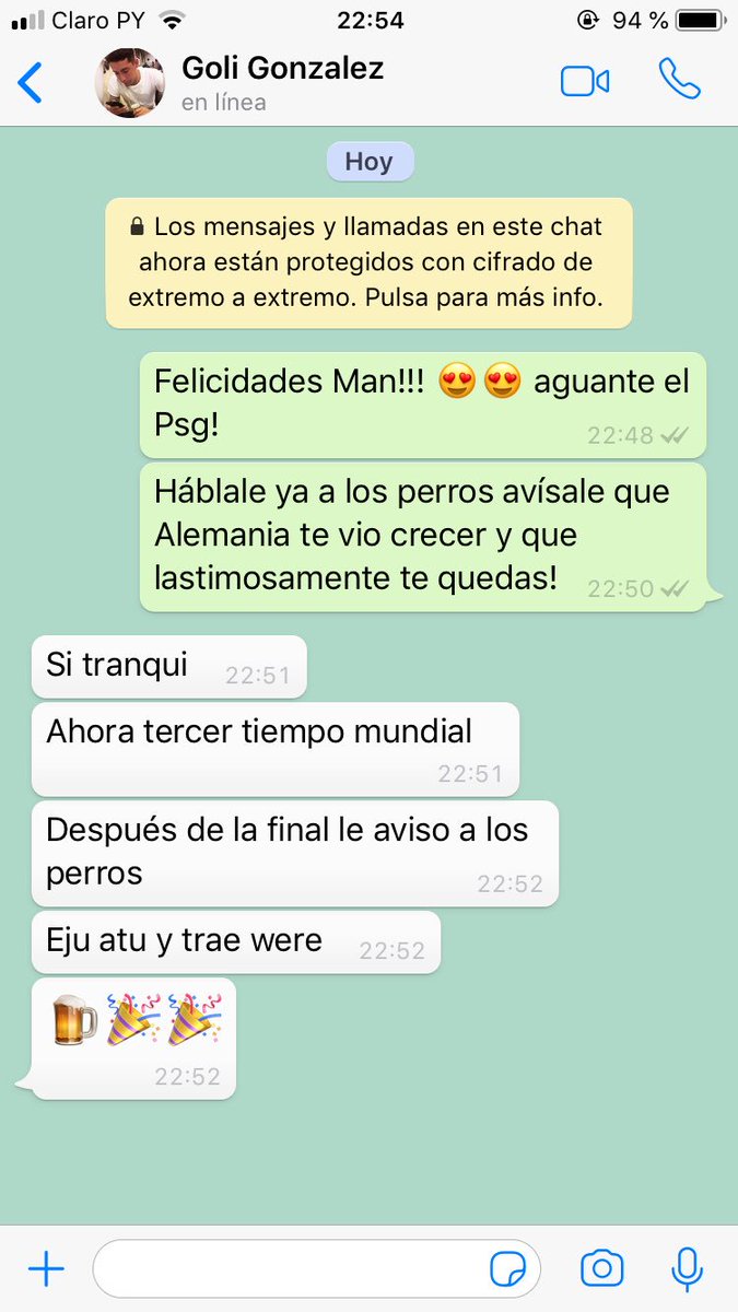 AlemaniaExa's tweet photo. Yo creo que no hay que polemizar perooo... 😅 @ExaPSG grande @AlbertGoli 🍺 https://t.co/bro0OJUiPn