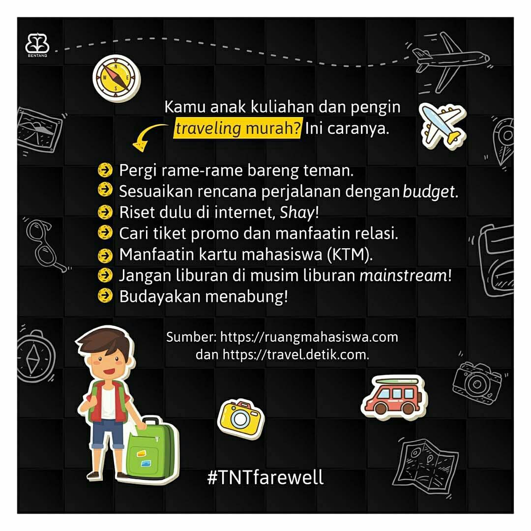 mizanstore's tweet photo. Udah masuk musim liburan nih teman-teman. Yuk! Baca beberapa tips berikut buat kamu yg mau liburan irit😉
#Repost @bentangpustaka (@get_repost) @TrinityTraveler
・・・
#TNTfarewell #TNTeffect #TNT8 #TheNakedTravelerSeries #TheNakedTraveler #SerialTrinity https://t.co/bd2oVxGYUA