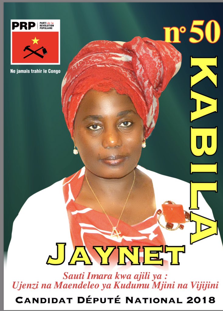 Muyumba's tweet photo. A Kalemie dans le Tanganyika, voici mon Choix irréversible. #DadaJK 
#ElectionsRDC #PRP #No50 https://t.co/FbsVcVjnIR