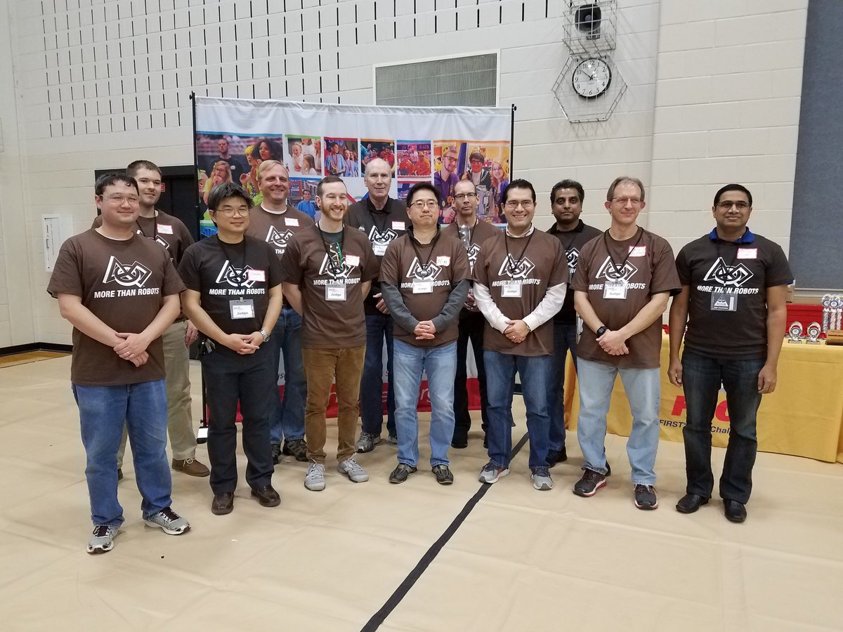 Thanks to the volunteers from <a href="/CumminsEngines/">Cummins Engines</a> for helping at the <a href="/IndySouthFTC/">Indy South FTC</a> tourney!!