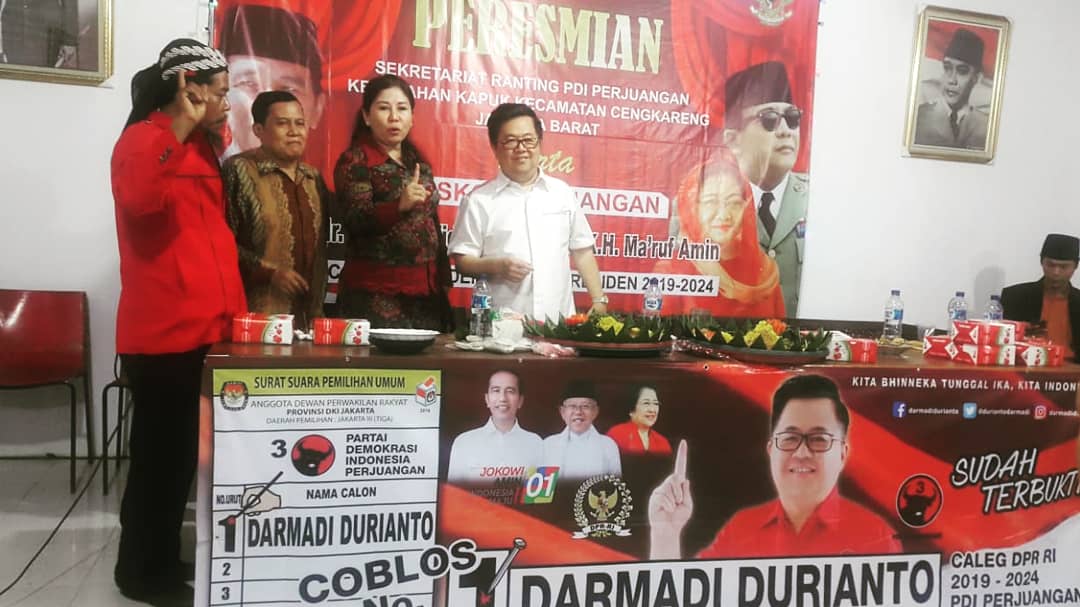Jangkri18818697's tweet photo. Selamat dan Sukses atas Peresmian Kantor Seketariat PDI Perjuangan Ranting Kapuk serta Posko Pemenangan Jokowi - Ma'ruf Amin, Sabtu (15/12/2018).

#jokowimaarufamin2019 #DarmadiDuriantoTop1 #DarmadiDurianto #DPRRI #PDIPerjuangan #pdip #Dapil3No1Jakarta #Jakutjakbarkepseribu https://t.co/6I4BvDIdBQ