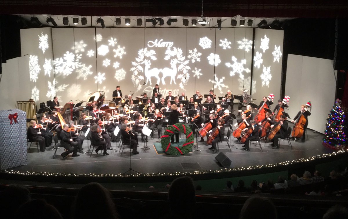 SteveProsinski's tweet photo. Ho! Ho! Ho! Holiday Pops is festive fun! The Billings Symphony Orchestra @AlbertaBair sounds great! #DowntownBillings #take108 #shoppingnotdone #xmas #abt https://t.co/1PjA9ZRQDE