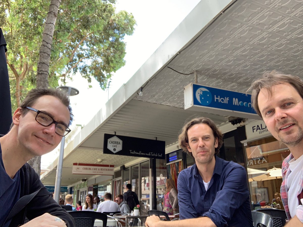 sodastream_band's tweet photo. Great to be back in the studio this weekend, getting a new album under way with a few songs. As usual, it's been a falafel fuelled session in Coburg. https://t.co/M9hrDv9sJs