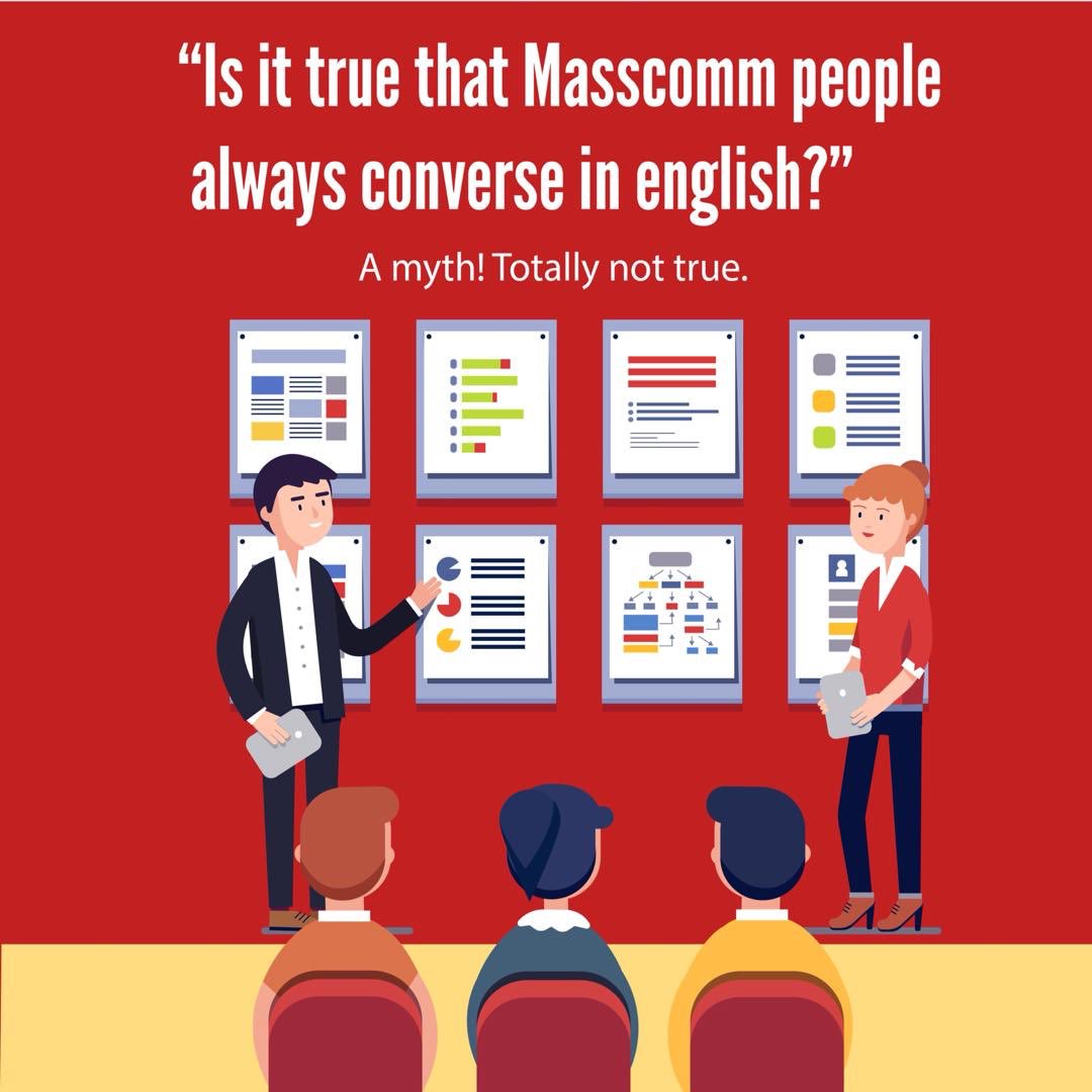 masscommlendu's tweet photo. IS IT TRUE THAT MASSCOMM PEOPLE ALWAYS CONVERSE IN ENGLISH?

But usually they use English because it’s the most common language to communicate with people around. Most university lecturers encourage students to converse in English. https://t.co/cKxMEn423k
