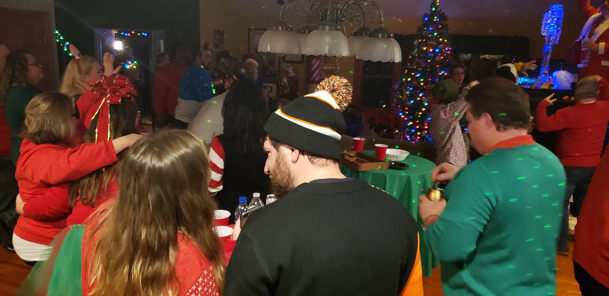 The_DJ_Audacity's tweet photo. FINALLY...DJ Audacity has come back...to Tony a d Rena's Holiday Party #MakesMeHappy https://t.co/yRl0wrU4Wd