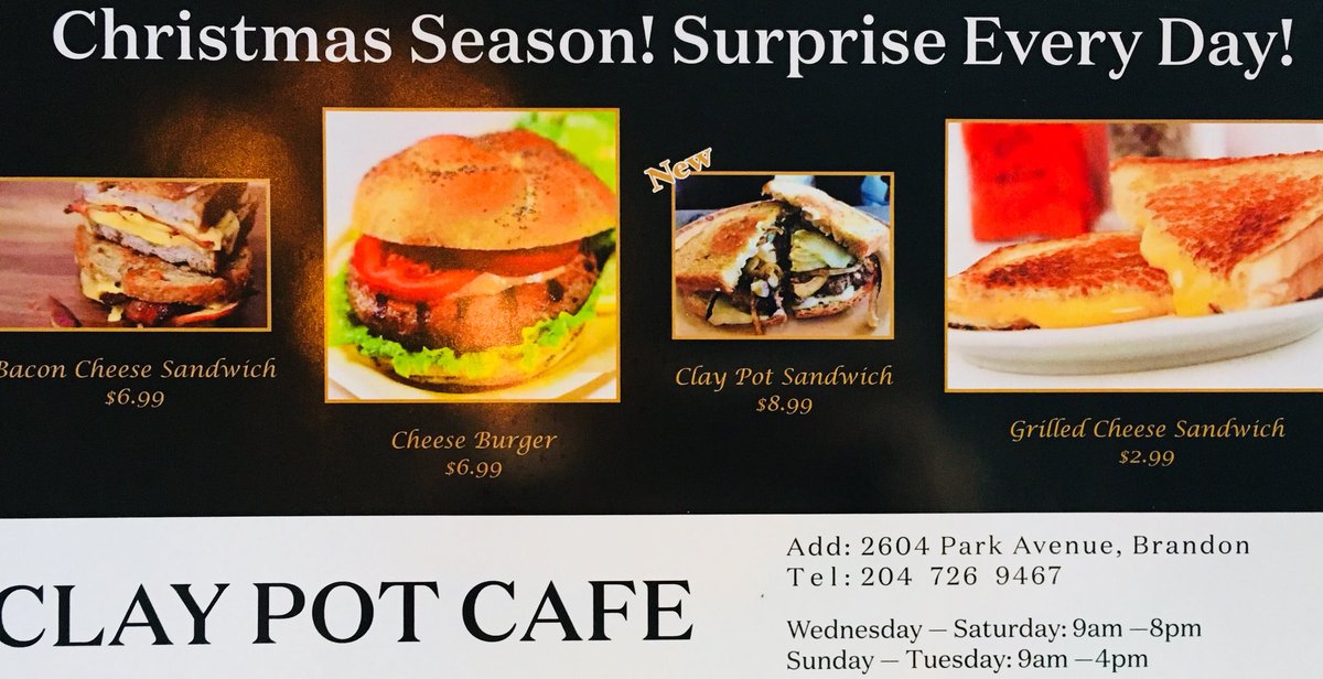 claypotcafe1's tweet photo. Win a DINNER with choice of Cheese Burger or Bacon cheese sandwich.       

Like and share this post to be entered   Be likely to win。     

Lucky winner condition: if you are interested in retweeting and get 3 retweets from your friends and 5likes, you can get a free dinner. https://t.co/o3tcCwVsmj