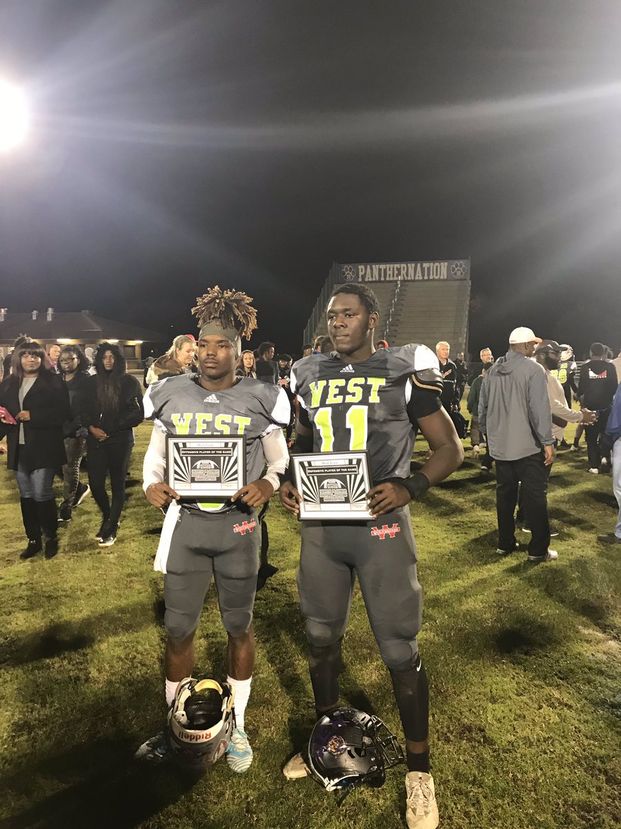 Congrats to <a href="/DjMalpress/">Dj🖤</a> on winning Defensive MVP at the <a href="/NFFCA904/">North Florida Football Coaches Association</a> all-star game!!! #GOLDStandard