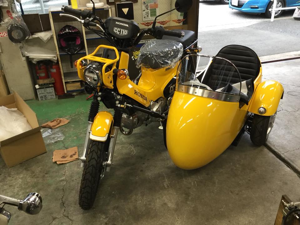 ホンダ クロスカブ110 サイドカー 側車 三人乗 レア 今月のオススメ