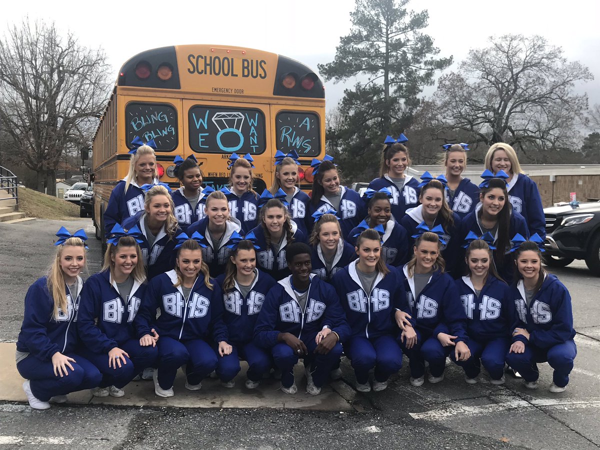 Thank you to everyone who supported us in Hot Springs and from home. Despite the outcome, we are very pleased with our performance today and we’re excited to get back in the gym to prepare for Nationals!💙💙 #heart2heart