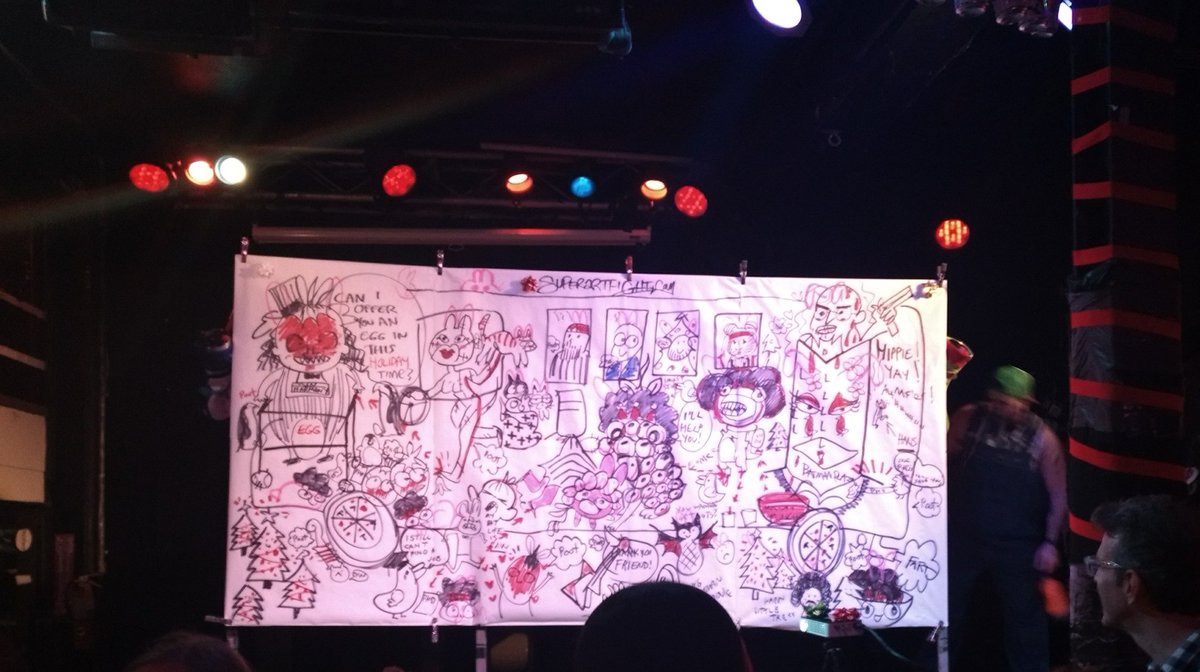 IJTET822's tweet photo. Second bout, the best! @SuperArtFight #stompadon #bunny https://t.co/W7fuICpL2j
