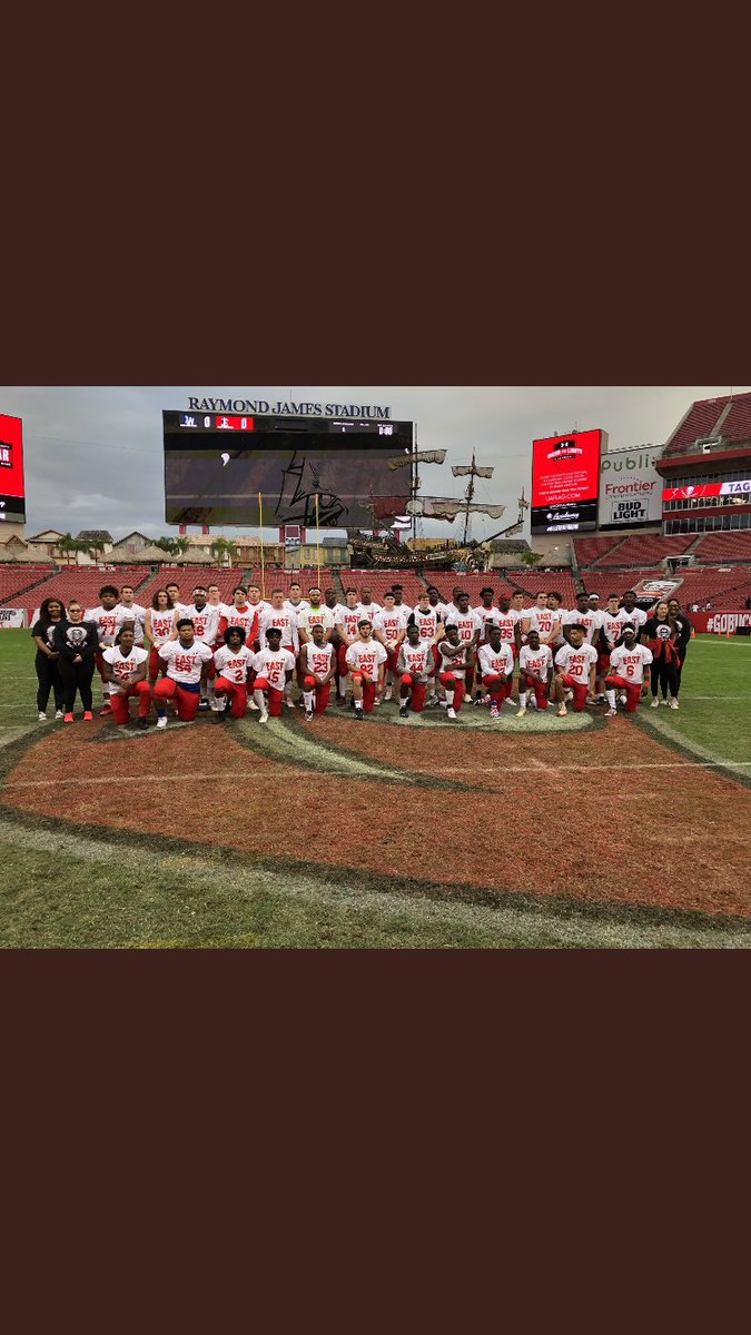 Proud of our Spartans that contributed in a 44-0 win in The East-West Hillsborough County All Star Game #SpartanPride