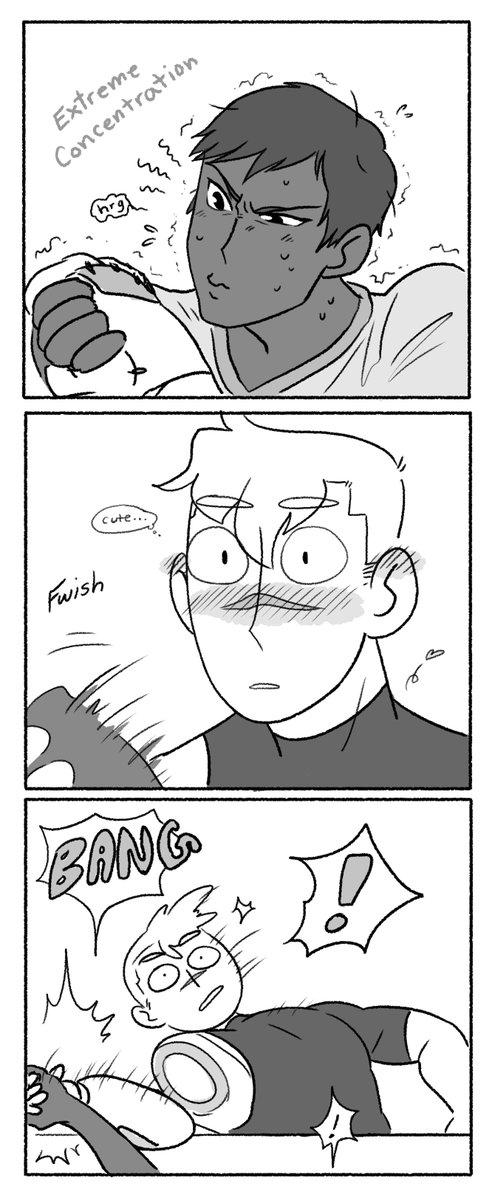 gomuboo's tweet photo. I love the arm wrestling scene and I love Curtis #VLD #shiroxcurtis https://t.co/Q3cVsW2KSJ