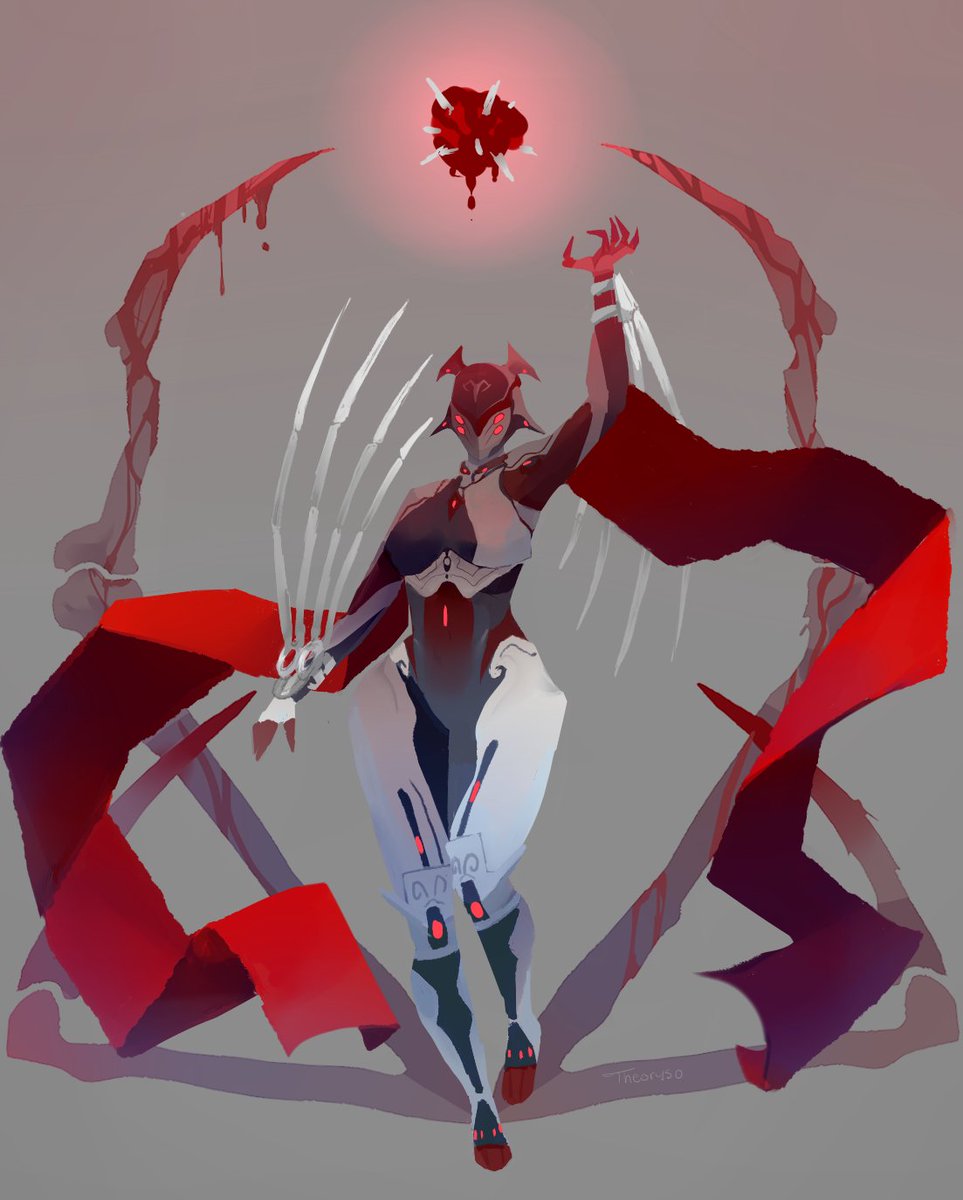 Krivvis's tweet photo. I fell in love with Garudas design and have been wanting to do something fun with her for a while
#Warframe https://t.co/ttFi55q9j2