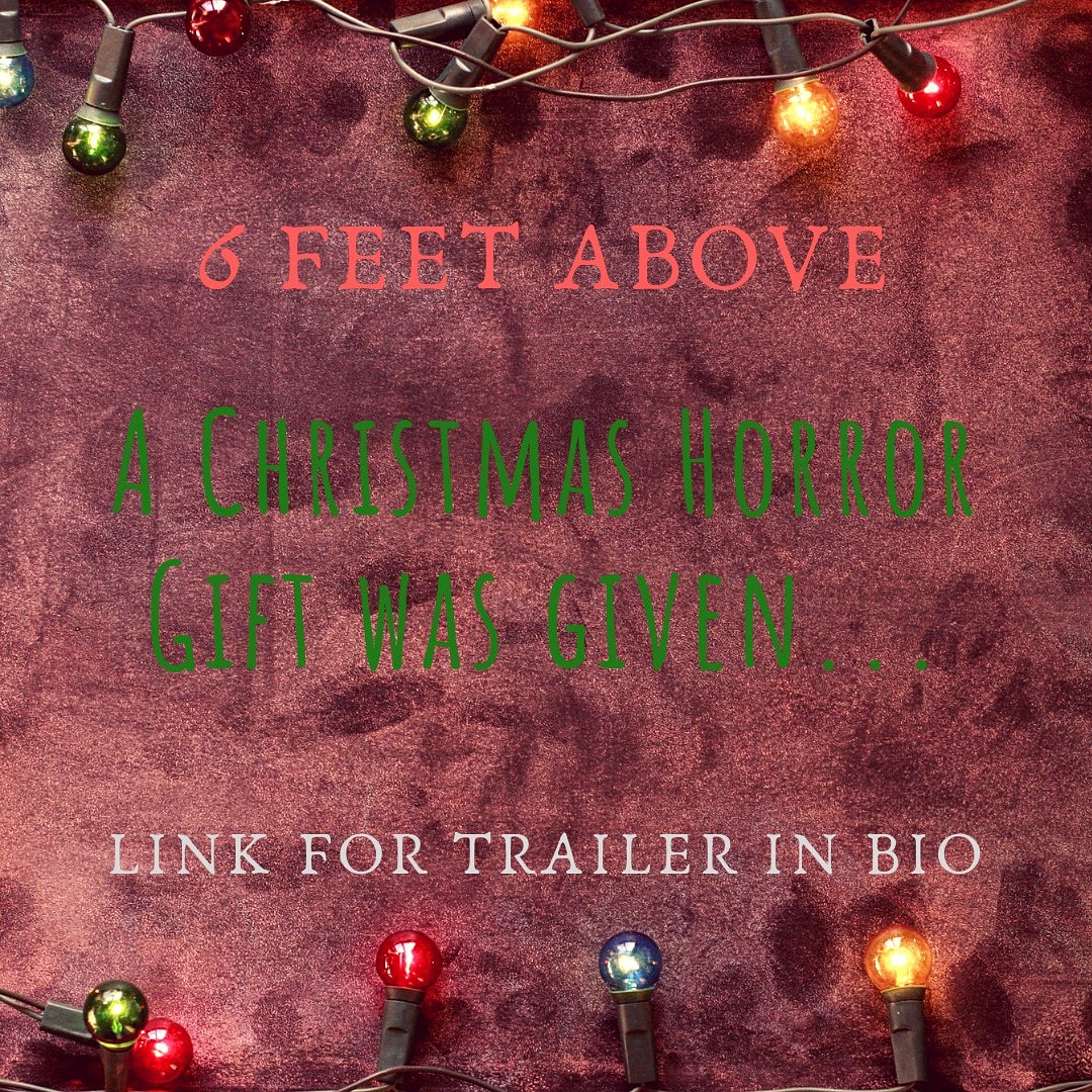 A little bit of a scare during the Christmas season can be fun! #6feetabovemovie . . . . . . #horror #film #featurefilm #scary #christmaslights #happyholidays #holidaylights #holidayscare #horrorfilm #scarymovie #spirits #christmasdecorations #holidaydecor #holidays #holiday