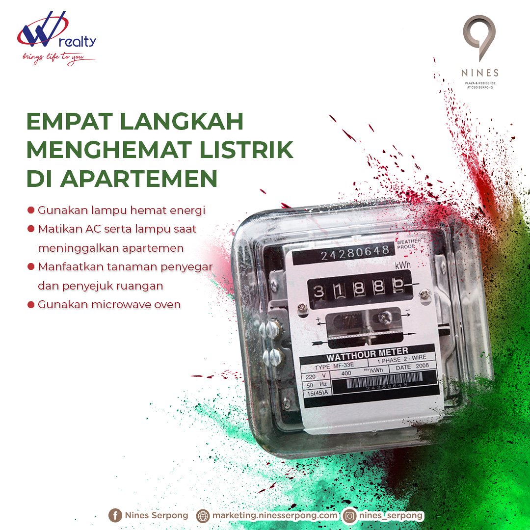 VasakaNines's tweet photo. Tagihan Listrik di Apartemen Melonjak? Anda dapat memanfaatkan tanaman untuk menahan panas masuk ke apartemen, sehingga udara tetap sejuk. Penggunaan AC pun dapat diminimalisasi.
#NinesSerpong #NinesResidence #NinesPlazaResidence #ApartemenModern #NINESTips https://t.co/Z2RfeQRtjN