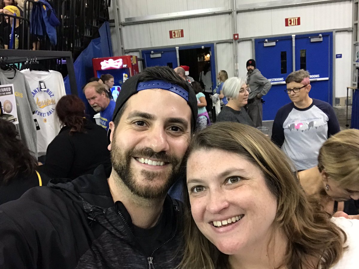 LowerHaightGal's tweet photo. Caught this guy at the SC Warriors game!!! https://t.co/aE4vN0HtvP