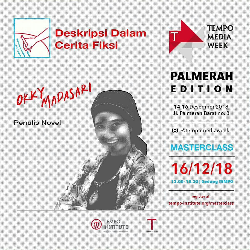 okkymadasari's tweet photo. Sampai jumpa siang ini di Palmerah.
#TempoMediaWeek https://t.co/8zoEDW5KM4