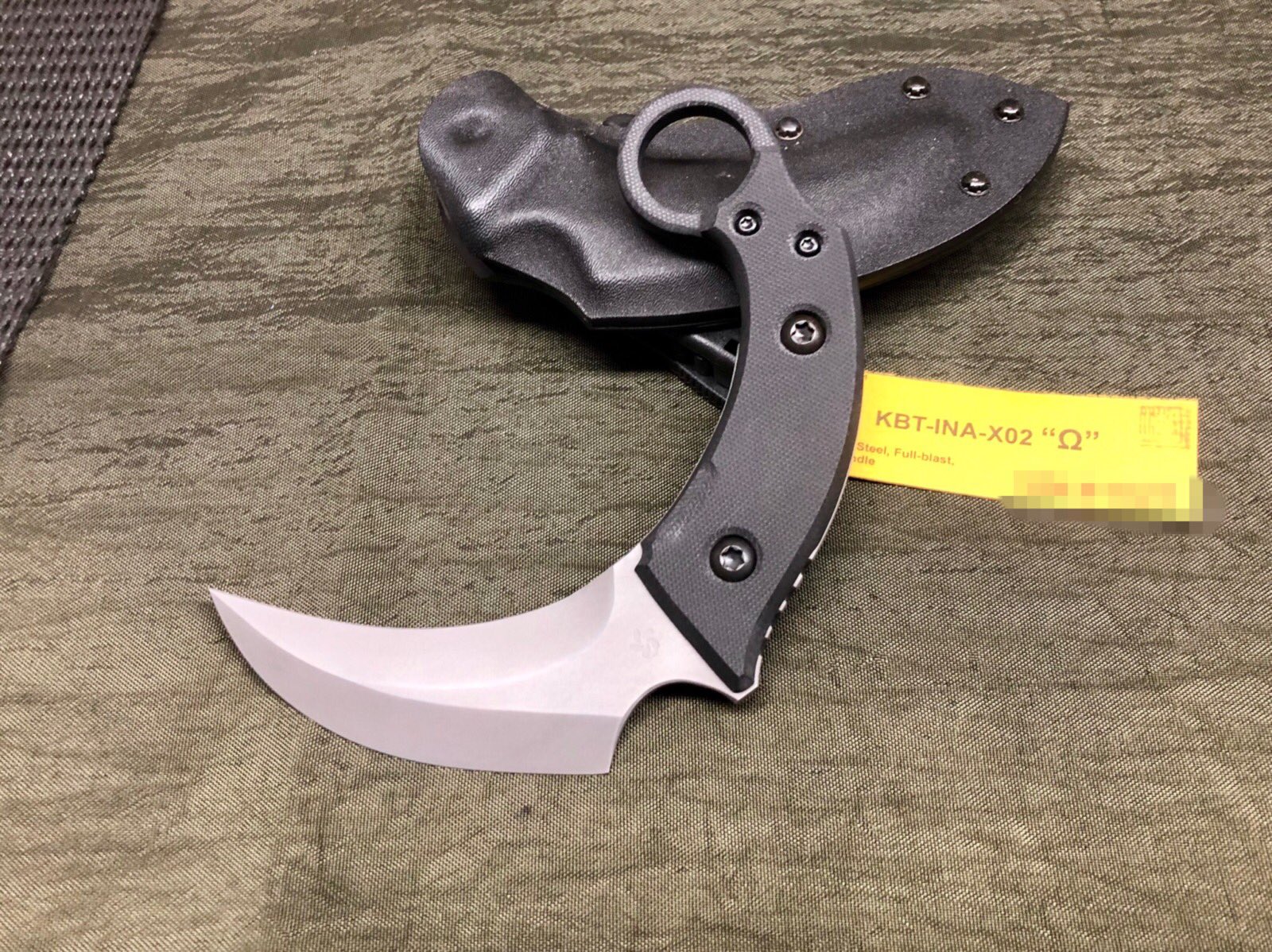 NEMOTO KNIVES INA-01 カランビット/稲川義貴/ゼロレンジコンバット