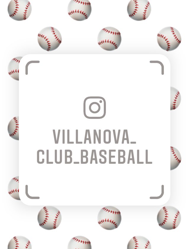 ClubBaseballVU's tweet photo. BEFORE U LEAVE FOR BREAK...give us a follow on Instagram! villanova_club_baseball https://t.co/JXLuNtatVO