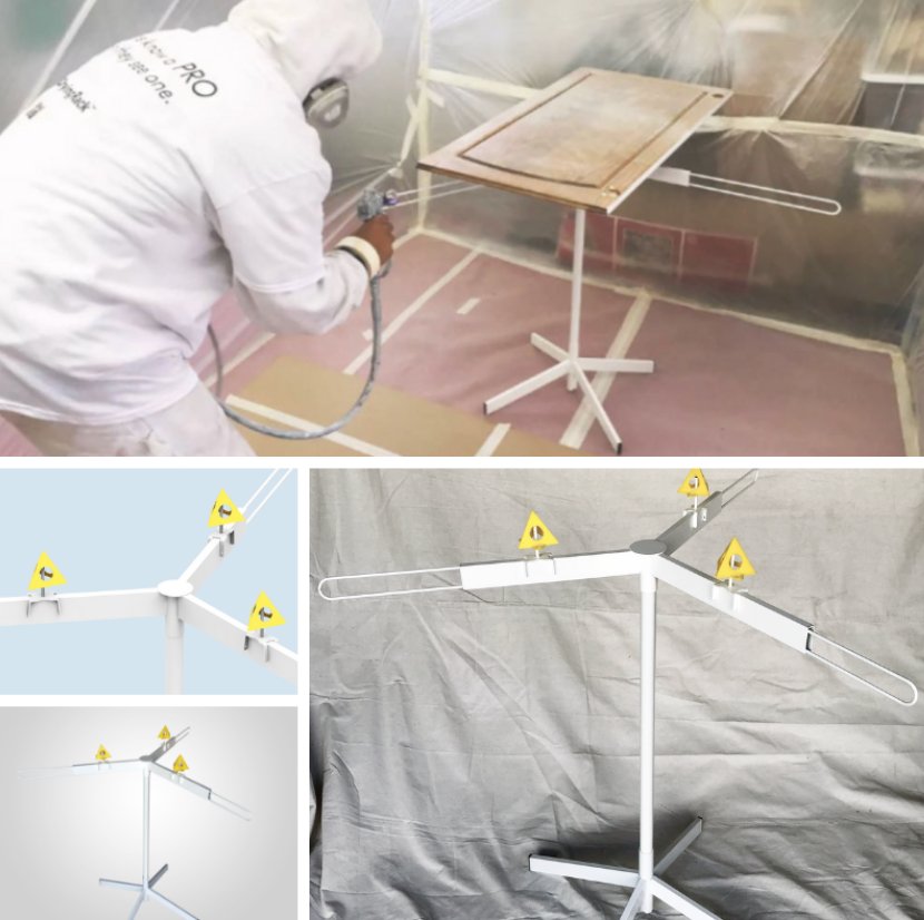 paintlineco's tweet photo. Use the Paintline #SprayTwirly for perfectly even coats and the #ProDryingRack for easy organization and quick drying. ๐๐Check out our innovative products here! https://t.co/g3qMkSfCnP #newkitchen #cabinets #dryingrack #contractors #painttips #kitchenreno #renovation https://t.co/CvZiSa1Hfq