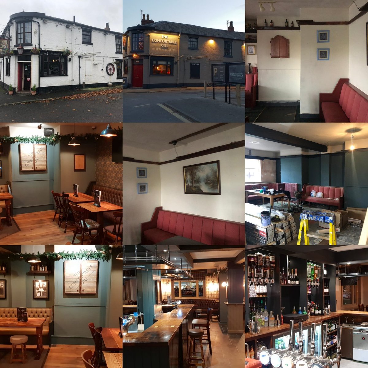 NewPhase9's tweet photo. The Comfortable Gill
π Complete π
Another Fantastic Job Finished to the highest standard whilst working along side T & C Refurb.
#pub #pubrefurb #starttofinish #transform #led #ledlights #thecomfortablegill
#tandcrefurb
#pubrefit
π https://t.co/fff8m834pH