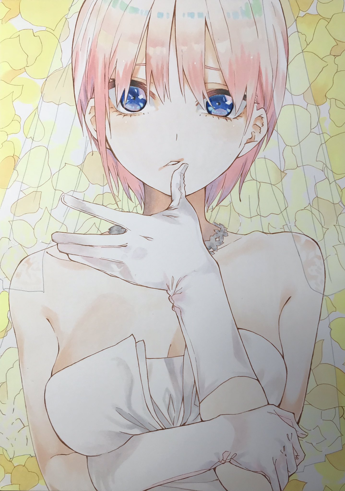 五等分の花嫁 一花 色紙 五等分の花嫁 中野一花 ミニ色紙 - メルカリ
