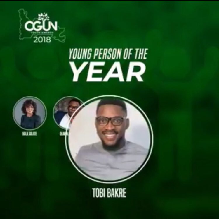 Imoad2's tweet photo. Let’s not forget we hopefully have another reason to celebrate today by winning #OYA2018 “Young Person of the year” category 💃🏼💃🏼💃🏼. Fingers crossed for @tobibakre winning 💪🏽. #TFAA2018 #TobiNation #TobihostsTFAA2018 #TobiBakre #NigeriasNewTribe https://t.co/Gys4dJ1HnP