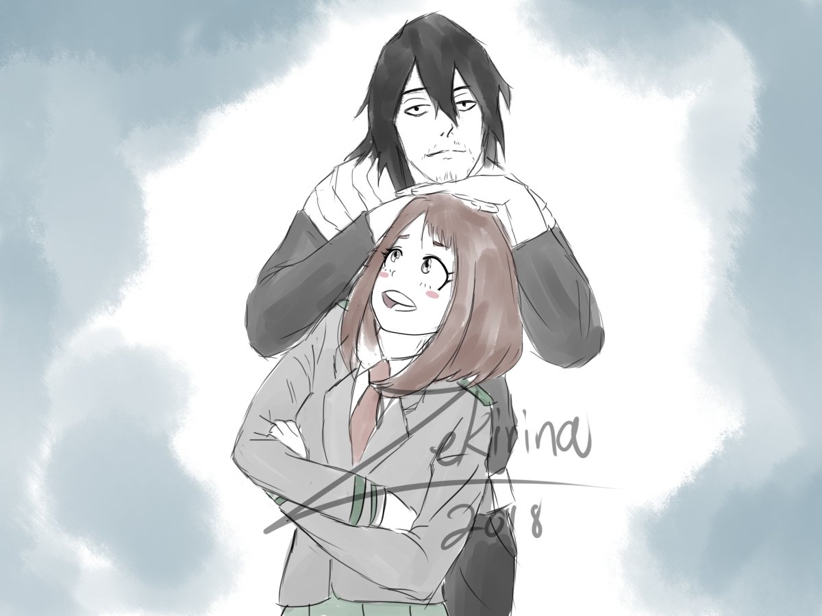 Sensei! #麗日茶子 #相澤消太 #bokunoheroacademia #イレイザーヘッド