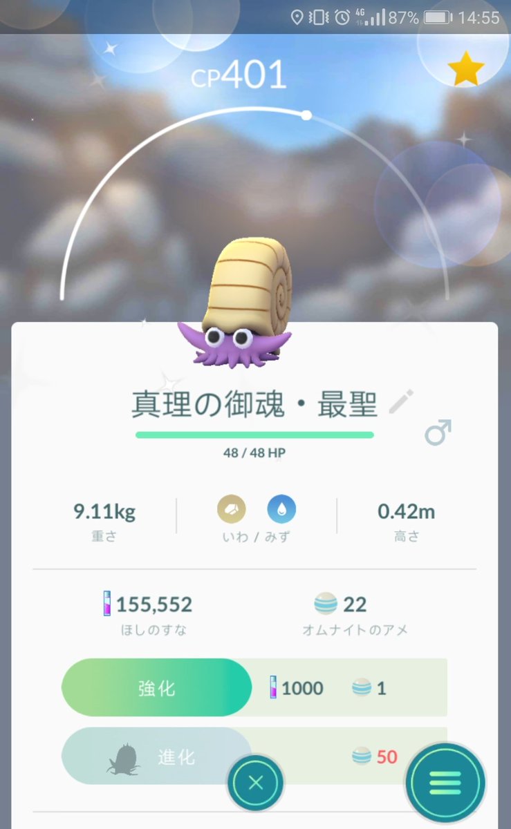 常徳老師 オウム貝ポケモンでこの色違いである以上 こうするしかなかった