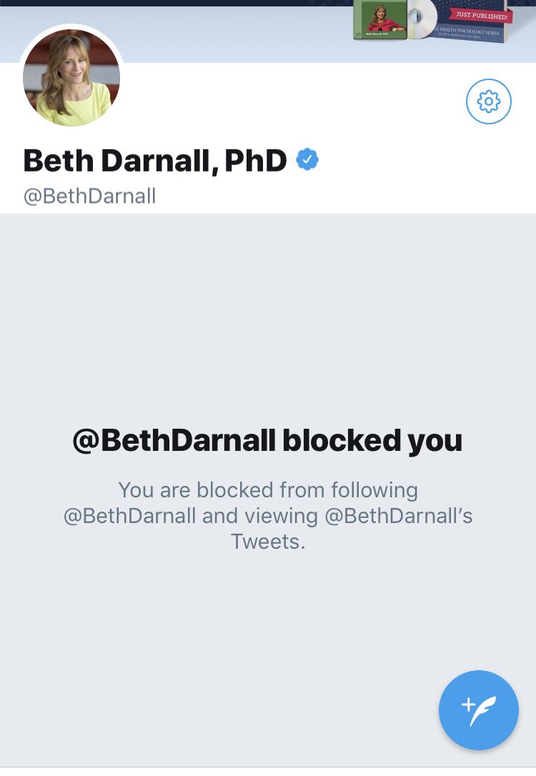 Jmkilingnyc's tweet photo. The cutesy coward Beth Darnell couldn’t take the truth from a rare and orphan disease sufferer. This is the pillar of strength so many are leaning towards. Can’t take the heat from one very physically sick woman who most likely won’t live through another Summer. Cutesy Kolondy! https://t.co/uXOHpkSOI6
