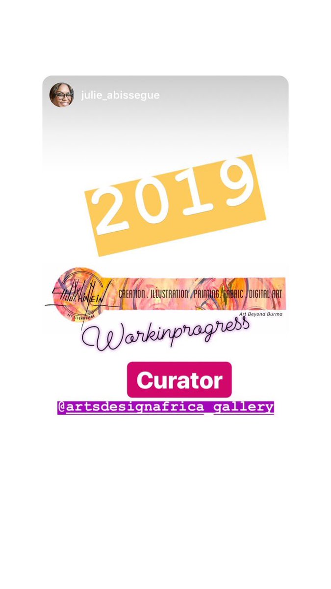 Mossane76's tweet photo. Une année riche en événements positifs pour @ArtsDesign_54 #AKAA, lien vers le catalogue 
 : https://t.co/UEcxnXitXh 
#jnda #poolartfair #fima #africastreet #osezleSud avec #onedayevent
Plus d’infos sur la galerie : https://t.co/Vs3MWFaWHv
#staytuned #2019 
Œuvre de Nelson Gomes https://t.co/mMgD9rKXqk