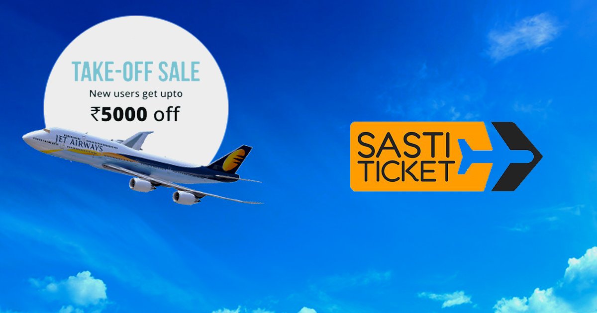 #SastiTicket presents Deal on Flight Tickets.
Get Up To Rs 5000 OFF on any International Flight Tickets Booking across World. 
Book via - couponsji.in/offer/brand/sa…
#InternationalFlight #FlightBookings #FlightTicketsBooking