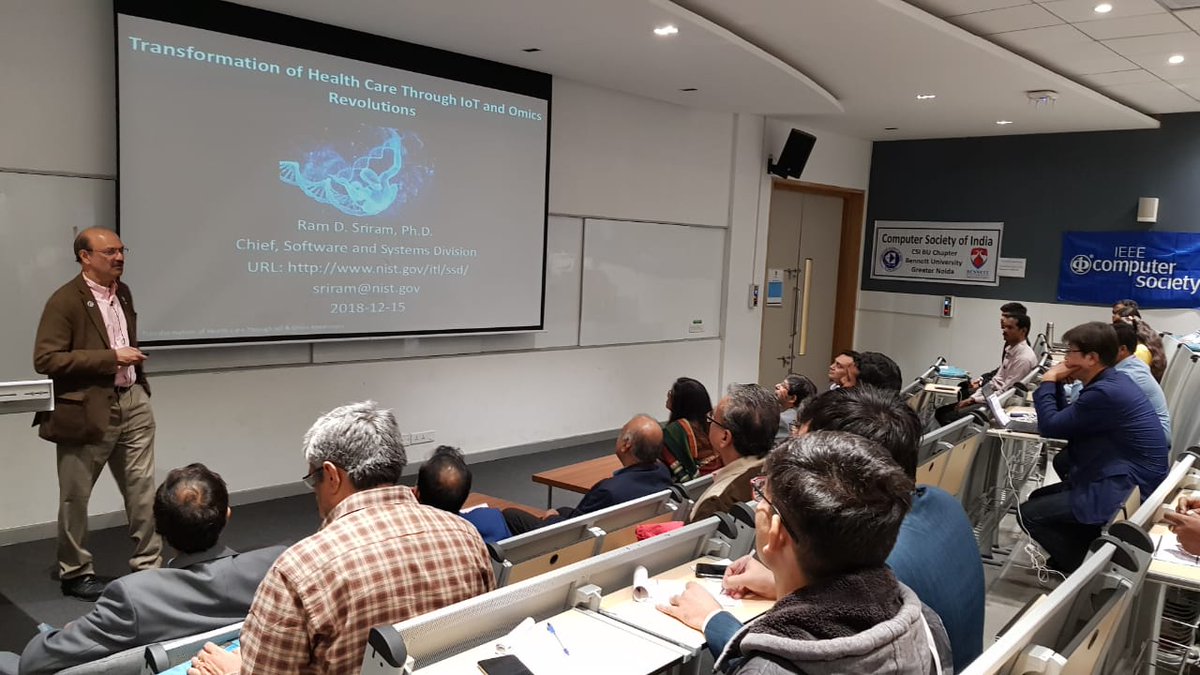 bennettuniv's tweet photo. Glimpses of #IEEE 2018, 8th International Advance Computing Conference
Prof.Jagannath Sarangpani, Rutledge, Missouri, #UniversityofScienceandTechnology and Prof.Ram D. Sriram, National Institute of Standards and Technology, Gaithersburg #BTech #CSE
@CSE_Bennett @ComputerSociety https://t.co/xQSX2Ra7VW