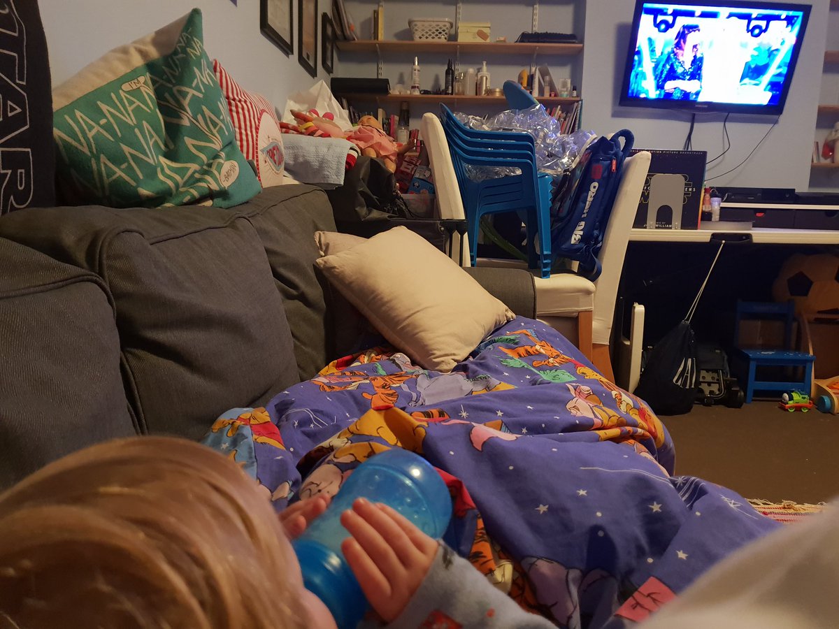 Amywinthrope's tweet image. Gus can't cope that strictly is over and asked to watch it again... #superfan #BBCstrictly #noteventwoyet lol