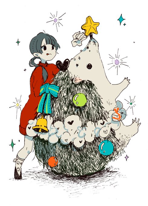 「クリスマス 長袖」のTwitter画像/イラスト(古い順)