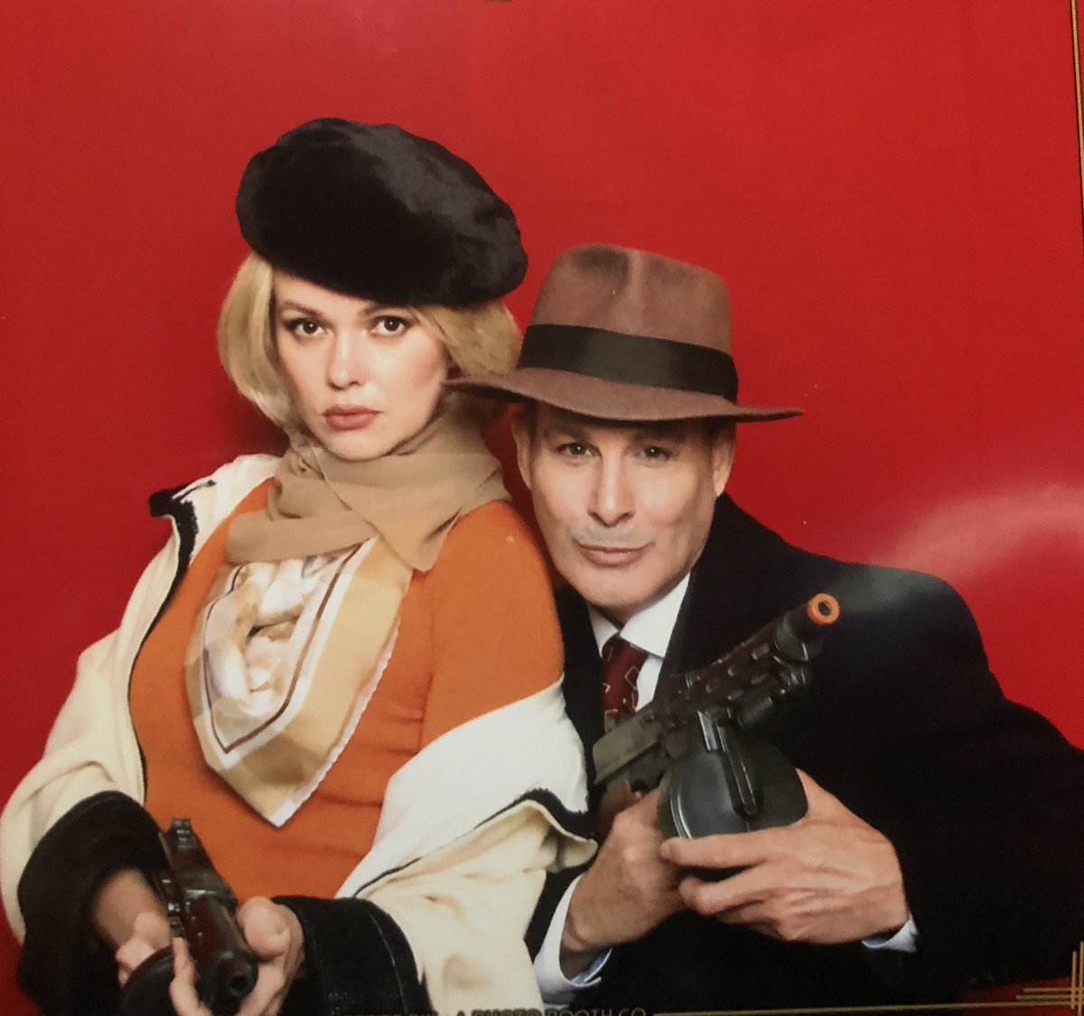natashablasick's tweet image. Bonnie and Clyde! #happyactress