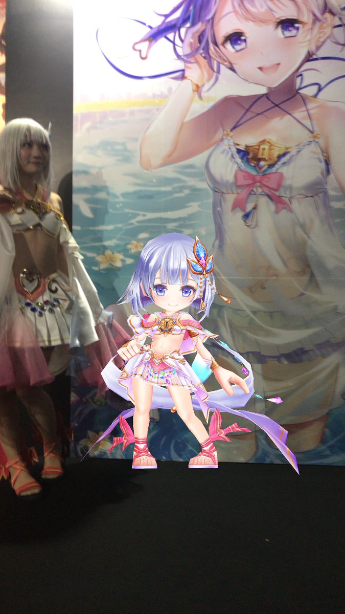 イブキ در توییتر 帰る前にまたティナちゃんの子に会えたので四職全員で撮りました ティナちゃんまじ可愛すぎる ずっとずっと愛してるよ コロプラフェス ティナ